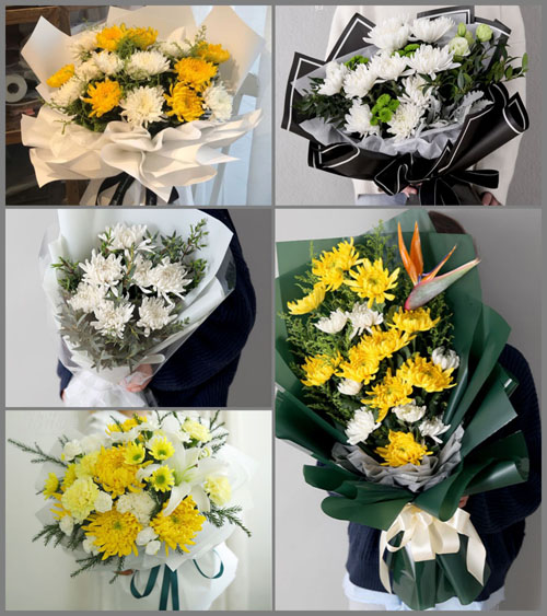 安徽淮南市寿县安丰镇甲贝村白事花束代送